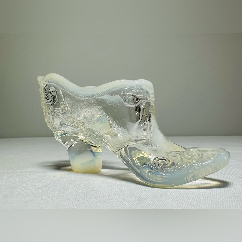 Vintage Glass Shoe